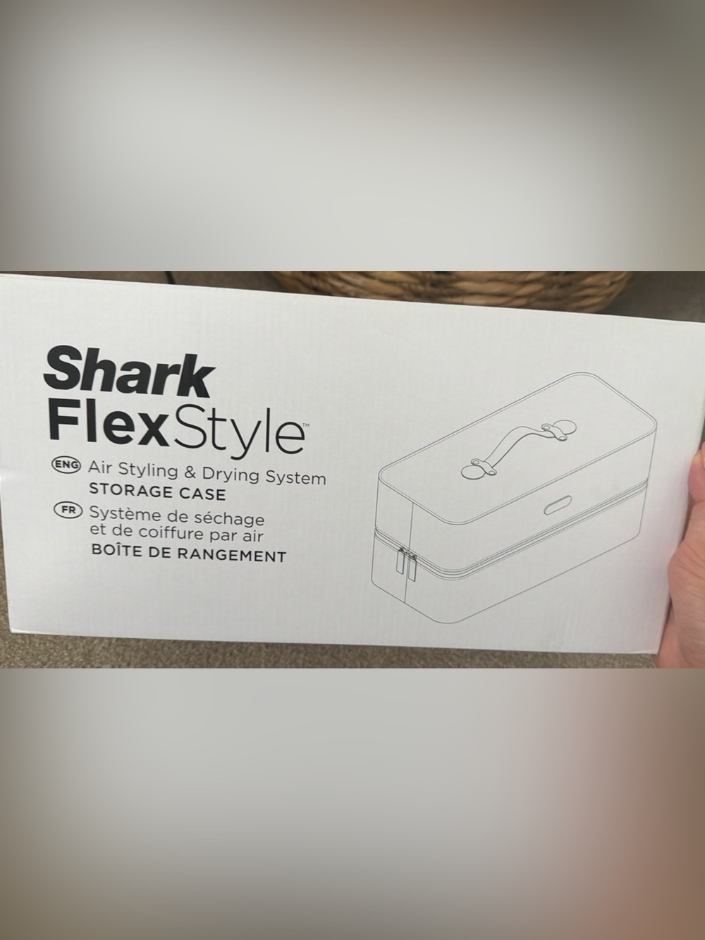 Shark FlexStyle Black Travel Storage Case for Hair Accessories